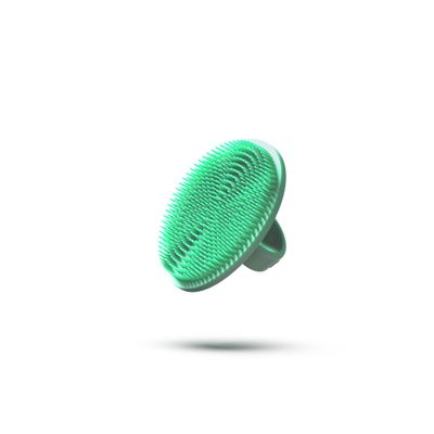 Boie USA Face Scrubber - Handheld Facial Tool, Deep Cleansing Exfoliating Facial Brush. Fights Acne with Gentle, Silicone-Like Bristles, Long Lasting, &amp; Hypoallergenic (Mint)