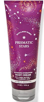 Bath &amp; Body Works Prismatic Stars Ultimate Hydration Body Cream Gift Set For Women, 8 Fl Oz (Prismatic Stars)