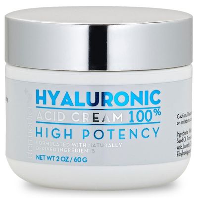 Dermedicine 100% Hyaluronic Acid Cream Face w/Jojoba Oil &amp; Apricot Oil Professional Grade Intense Hydration Keeps Skin Looking Plump &amp; Feeling Moisturized Skin Color &amp; Tone