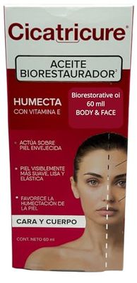 Cicatricure Aceite Biorestaurador Soft, Smooth and Supple Skin, Vitamin E, Fade Fine Lines, Wrinkles and Prevent Premature Skin Aging by Cicatricure Aceite Biorestaurador