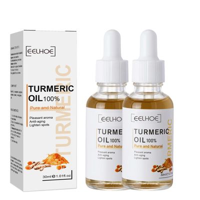 2 Pack Turmeric Dark Spot Corrector SerumNatural Turmeric Dark Spot Corrector Serum for FaceSkin Care Moisturizing Repair Serum(30mL/1.01 f.oz)