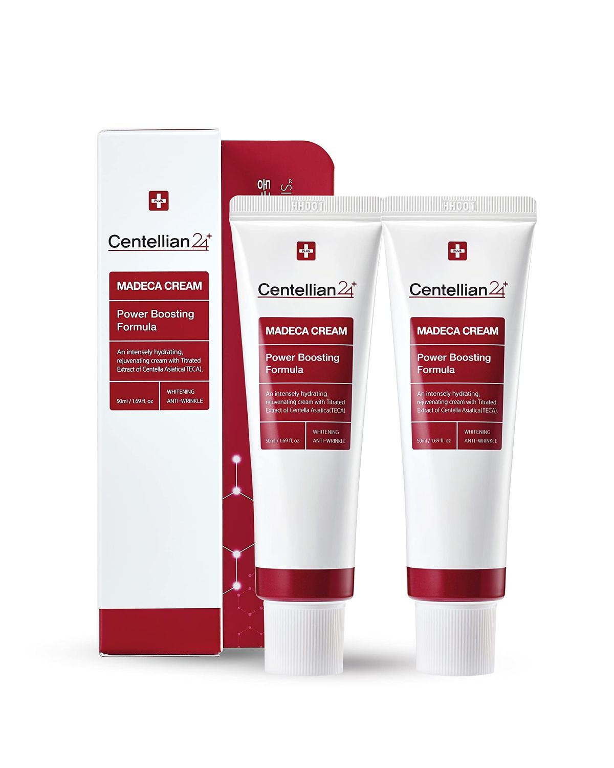 CENTELLIAN 24 Madeca Cream (Season 4, 1.7+1.7fl oz) - Centella Moisturizer for Face, Korean Skin Care. Dry, Sensitive Skin. TECA, Centella Asiatica, Madecassoside