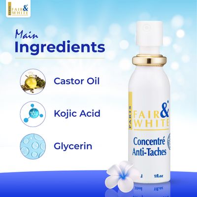 Fair &amp; White Original Concentrated Dark Spot Fader 1 Fl oz / 30ml - Reduce Appearance of Wrinkle, Sun Damage, Restore &amp; Even Skin Tone