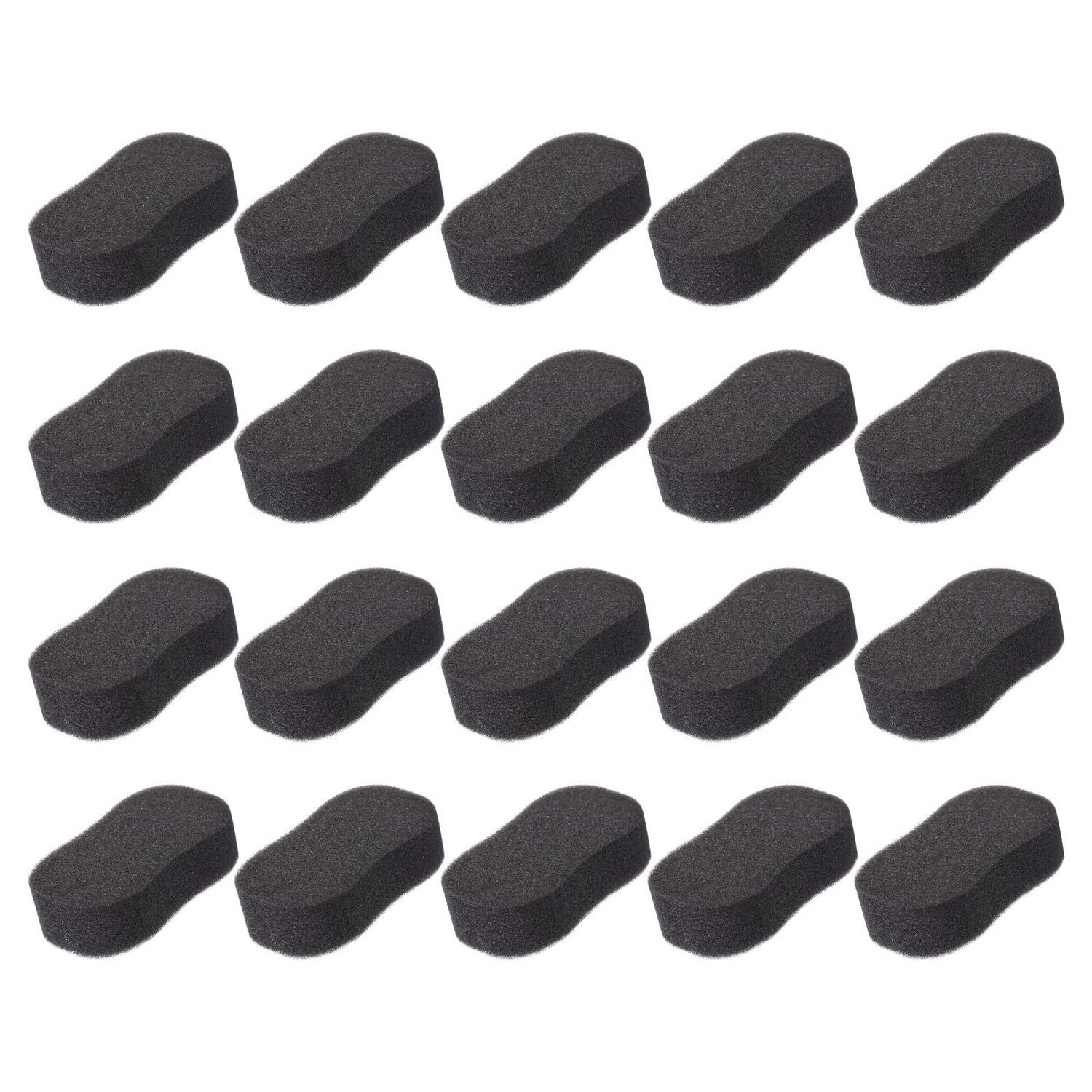 20pcs Face Sweep Brush Set - Neckline Duster, Hairdressing, Removal Brushes, Facial Clean Sponge Mat