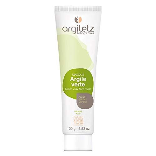 Argiletz Green Clay Face Mask for oily skin 100g / 3.53 fl.oz. 100% sourced and produced in France. Finest grade of clay.