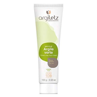 Argiletz Green Clay Face Mask for oily skin 100g / 3.53 fl.oz. 100% sourced and produced in France. Finest grade of clay.