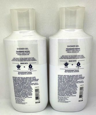Bath and Body Works Fresh Getaway Shower Gel Gift Sets For Women 10 Oz 2 Pack (Fresh Getaway)