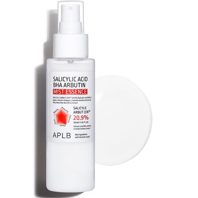 APLB Salicylic Acid BHA Arbutin Mist Essence | SALICYLIC ARBUT CEN 20.9% 3.55 FL.OZ/Korean Skincare, Replenishing Moisture, Revitalize for Gentle and Improve Skin Texture Through Salicyclic