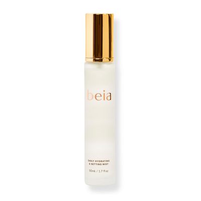 Beia Hydrating Face Mist &amp; Setting Spray with Hyaluronic Acid - Moisturizing Skincare for Sensitive Skin Reduces Dryness - Makeup Setting Spray Natural Dewy Glow- Non Comedogenic Travel Size 1.7 Fl Oz