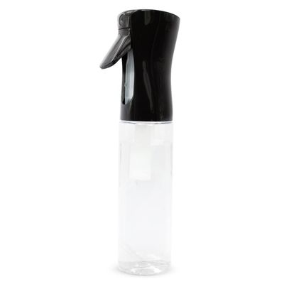 Colortrak Spray Bottle Empty 12 Oz Continuous Mist, Reusable Clear Spray Bottle, Hair Styling, Indoor Plants, Cleaning, Misting &amp; Skin Care - 354ml