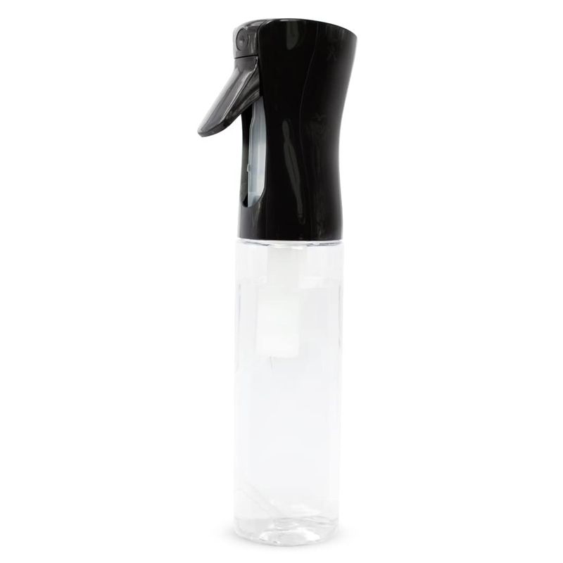 Colortrak Spray Bottle Empty 12 Oz Continuous Mist, Reusable Clear Spray Bottle, Hair Styling, Indoor Plants, Cleaning, Misting &amp; Skin Care - 354ml