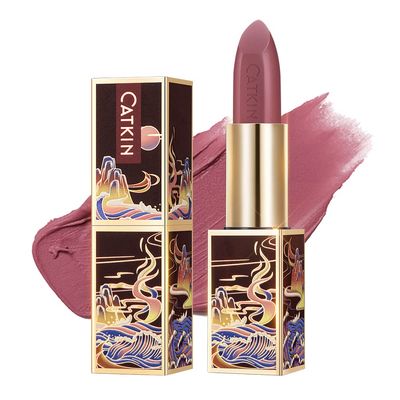 Catkin Semi-Matte Lipstick Hydrating High Impact Color Infused with Vitamin E and Avocado Oil Smooth Soft Texture Long Lasting Matte Finish 167