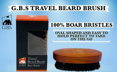 G.B.S Pack of 3 - Men Beard &amp; Mustache Brush