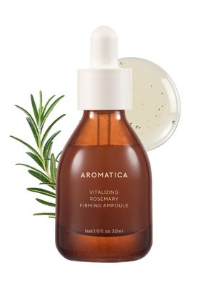 AROMATICA Vitalizing Rosemary Firming Ampoule Serum 30ml - Skin Revitalizing Retinol Serum for Face, Moisturizing &amp; Strengthening Skin Barrier