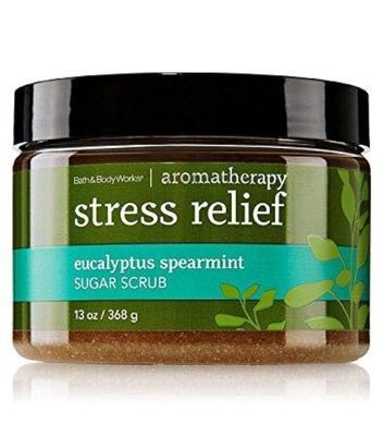 Bath &amp; Body Works Eucalyptus Spearmint Stress Relief Sugar Body Scrub 13 Ounce