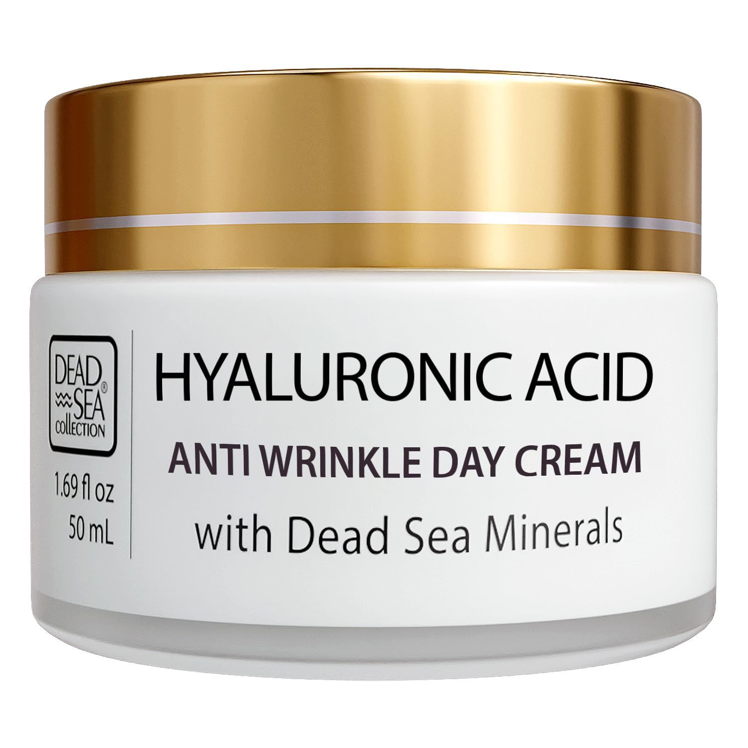 Dead Sea Collection Hyaluronic Acid Day Cream for Face (1.69 fl.oz)