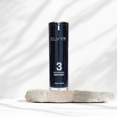 ELVY Lab Replenishing Men&#39;s Face Moisturizer | Hydrating Vitamin E &amp; Shea Butter Face Cream for Men | Non-Greasy Daily Facial Moisturizer for All Skin Types (Face Moisturizer, 1 Fl Oz (Pack of 1))