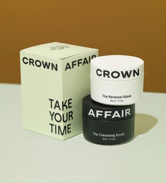 Crown Affair The Mini Treatment Duo - Scalp Scrub &amp; Hair Masque