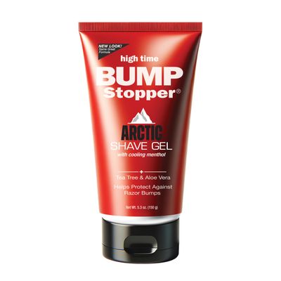 Bump Stopper Arctic Shave Gel | Face Shaving Gel with Menthol, Tea Tree &amp; Aloe Vera | Relieves Razor Burn and Razor Bumps | Shave Gel for Sensitive Skin | Shave Gel for Men- 5.3 OZ