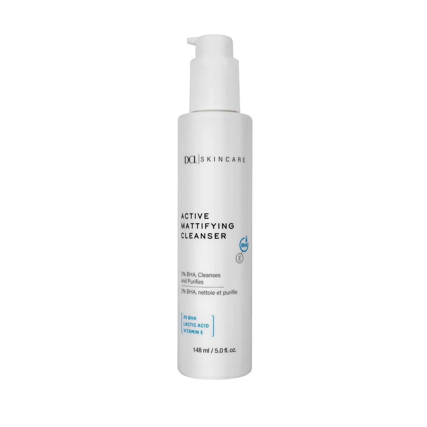 DCL Skincare Active Mattifying Cleanser with 2% Salicylic Acid, 5.0 Fl oz