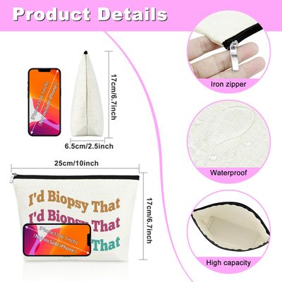 Funny Dermatology Gift Makeup Bag Gift for Your Dermatologist Dermatology Nurse Gifts Travel Bag Gift for Skin Cosmetic Doctor Office Dermatology Graduation Gifts Dermatologist Appreciation Gifts