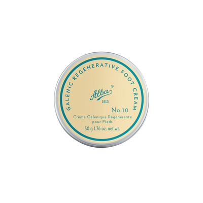 Alba1913 Galenic Regenerative Foot Cream for Dry Cracked Feet &amp; Heels - Intensive Foot Care with Shea Butter &amp; Coconut Oil - Vegan &amp; Cruelty-Free - 4oz