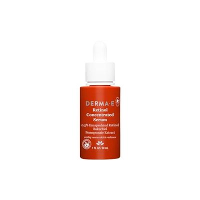 DERMA E Anti-Wrinkle Retinol Serum - Concentrated Skincare Elixir for Youthful Radiance - 1 Fl oz