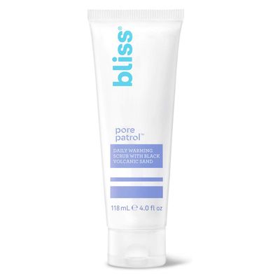 Bliss Pore Patrol Warming Daily Purifying Scrub - 4.0 Fl Oz - Oil-Free Exfoliating Scrub - Safe for Sensitive Skin- Visibly Minimizes Pores - Clean- Vegan &amp; Cruelty-Free