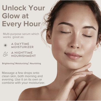 Extra Glow Face Serum - Moisturizing Hydrating Face Oil, Vitamin-Enriched Face Oil for Dry Skin, Hydration Face Serum for Women, Skin Radiance, Skin Care Serum for All Skin Types by ZAAINA