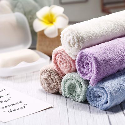 12 Pieces Microfiber Facial Wash Cloth Makeup Remover Cloths Reusable Face Wash Cloth Cleansing Towel Soft Face Washcloth for Face, 10 x 10 Inch(Pink, Green, Brown, Purple, Blue, Beige)