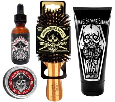 Grave Before Shave Beard Care Pack (Bay Rum Blend)