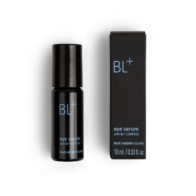 Blue Lagoon - BL+The Eye Serum For Dark Circles, Puffiness, Hydration - Cooling Roller Ball Applicator Firming Wrinkle Treatment - Under Eye Serum - Dark Eye Circles Treatment (0.33 fl oz | 10 ml)