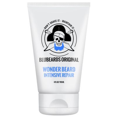 Bluebeards Original Wonder Beard Intensive Repair, 4 oz. - Beard Conditioner for Men with Meadowfoam Seed Oil &amp; Amino Acids to Deeply Restore, Soften, and Rejuvenate Your Beard and Skin - Made in USA