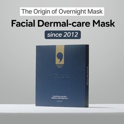 DERMALL MATRIX] Daily Facial Dermal-care (35g/sheet) Overnight mask pack,Lifting and Hydrating,Soothing, Exfoliating,Skin Nourishing,Collagen sheet mask for wrinkles and dry skin. (4sheets/1week)
