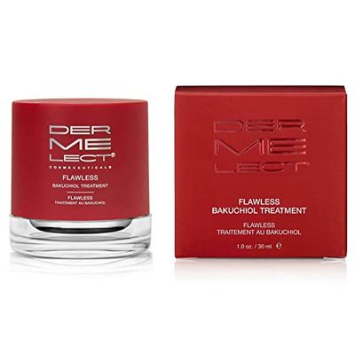 Dermelect Flawless Bakuchiol Treatment- Sensitive Skin Moisturizer, Phyto Retinol, Natural Retinol Alternative, Gentle, Vegan, Gluten Free, For Fine Lines &amp; Wrinkles, Dryness, Sun Damaged Skin 1 oz