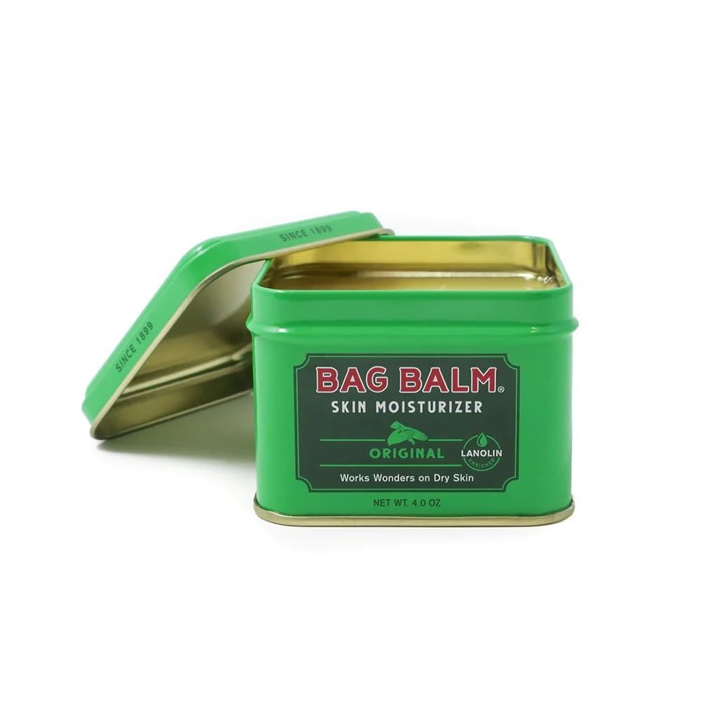 Bag Balm Vermont&#39;s Original Moisturizing for Dry Skin, Chapped Lips, Cracked Heels, Dog Paw Pads + More. 118 ml (4 oz) Tin (1)