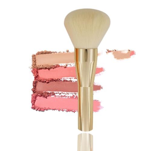 Generic Large Powder Mineral Brush Fluffy Makeup Brush Professional Makeup Brush for Flawless Coverage and Blending Makeup Brush for Large Coverage Mineral Powder Foundation Blending Buffing 1 Piece