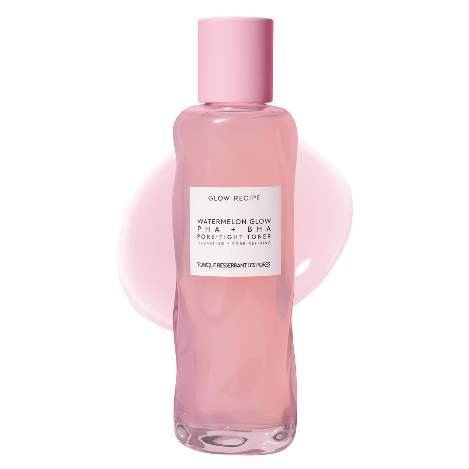 Glow Recipe PHA + BHA Face Toner - Korean Skin Care Toner, Pore Minimizer &amp; Facial Exfoliator for Glass Skin - Tightening &amp; Hydrating Skincare with Hyaluronic Acid &amp; Watermelon (150ml)