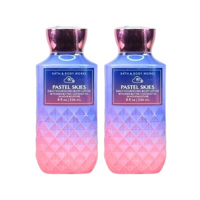 Bath &amp; Body Works Body Lotion Pack of 2, 8oz Each (Pastel Skies)