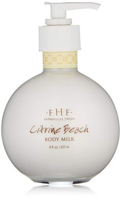 FarmHouse Fresh Citrine Beach Body Milk, 8 Fl Oz