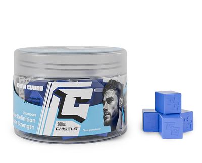 ChewCubes CHISELS - 20lbs, 30ct; Chiseled Jawline