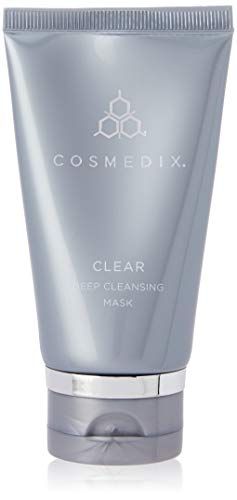 COSMEDIX Clear Deep Cleansing Mask, Helps Improve Skin Tone &amp; Texture, Helps Unclog Pores &amp; Reduce Redness, Tea Tree Oil &amp; Kaolin Clay
