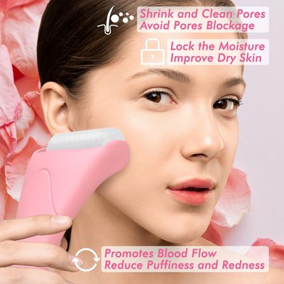 Gua Sha &amp; Ice Roller for Face, Small Gifts, Facial Tools for Puffiness and Redness Reducing Skin Care Routine, Self Care Massage Gift for Women Men