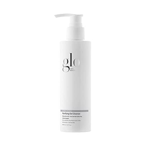 Glo Skin Beauty Purifying Gel Cleanser - Salicylic Acid + Niacinamide Face Wash Balances Skin, Targets Clogged Pores, Excess Oil &amp; Breakouts - Gently Exfoliates &amp; Minimizes Appearance of Fine Lines