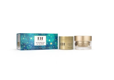 Emma Hardie Hydrate &amp; Glow Gift Set: Travel Size 30ml Moringa Cleansing Balm and Travel Size 50ml Midas Touch Revitalising Face Cream, Dermatologically Tested, Natural and Cruelty Free