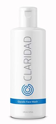 12% Glycolic Acid Exfoliating Face Wash | Medical Grade [Strong] Anti-Wrinkle Anti-Aging Anti-Acne Deep Clean Facial Cleanser, Fades Age Spots &amp; Evens Tone | Claridad Skincare