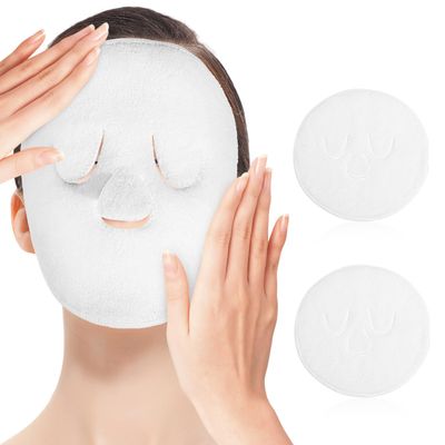 FOMIYES Reusable Facial Steamer Towel Warmer: Spa Face Towels Cold Hot Compress Facial Steamer Towel Anti Aging Moisturizing Beauty Skin Care Accessories for Home