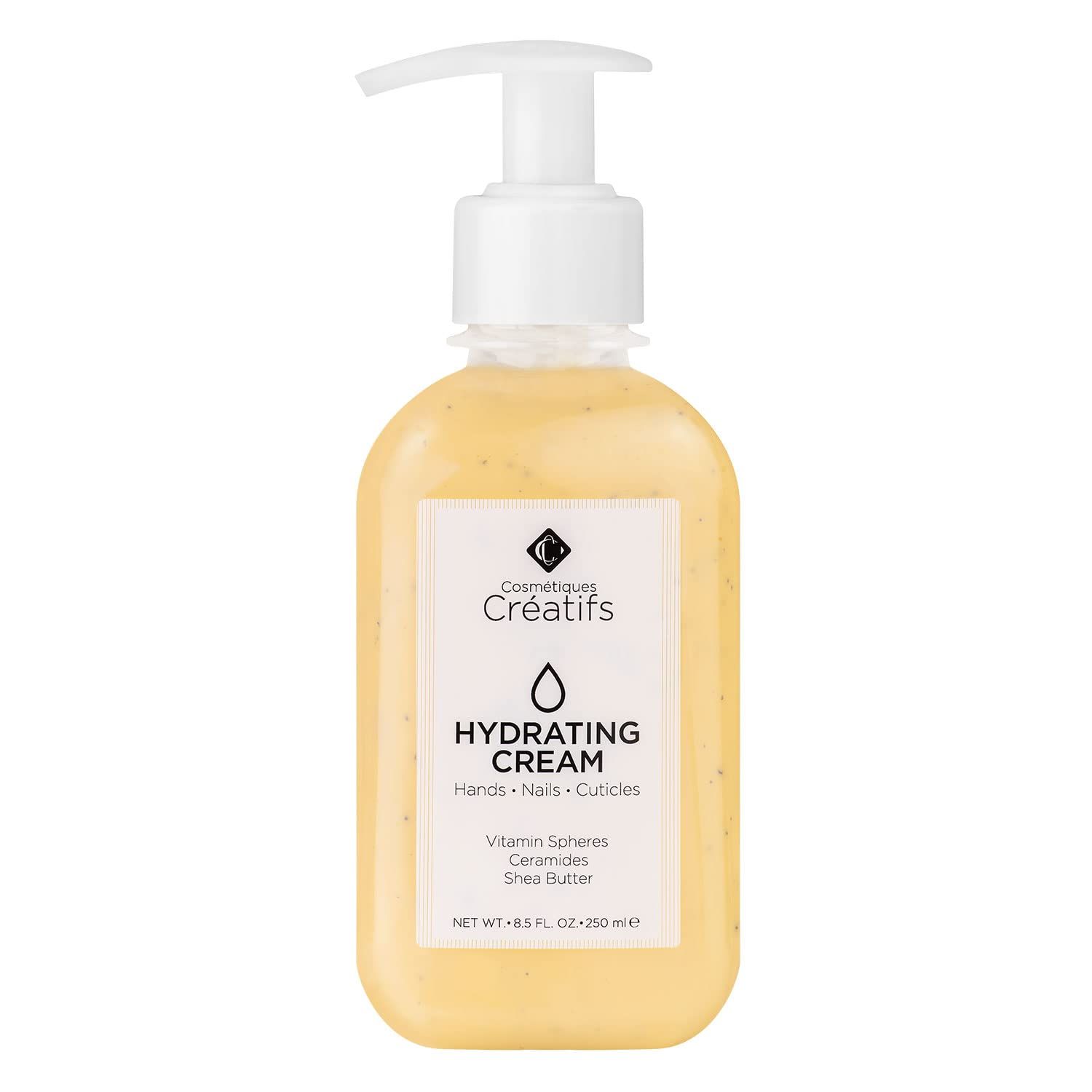 Cosmtiques Cratifs Moisturizing Hand Cream for Dry, Cracked Hands, Nails and Cuticles - 8.5 fl. oz. - Anti-Aging Skin Moisturizer with Vitamin E, Shea Butter, and Ceramides