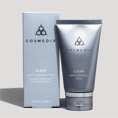 COSMEDIX Clear Deep Cleansing Mask, Helps Improve Skin Tone &amp; Texture, Helps Unclog Pores &amp; Reduce Redness, Tea Tree Oil &amp; Kaolin Clay