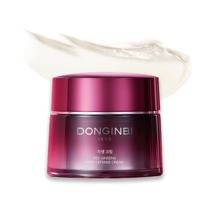 Donginbi Ginseng Daily Defense Cream - New Years Gifts for Women, Korean Ginseng Skin Care, 0.8 floz / 25 ml